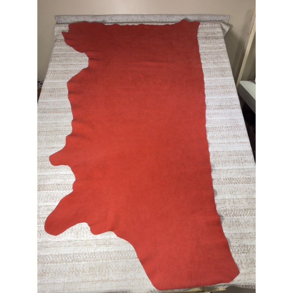 Red Leather Thick, Half Hide